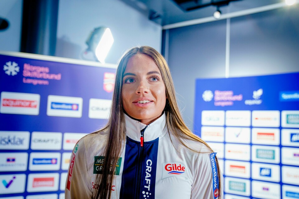 Kristine Stavås Skistad på pressetreffet med langrennslandslaget på Scandic Holmenkollen Park i Oslo Kristine Stavås Skistad på pressetreffet med langrennslandslaget på Scandic Holmenkollen Park i Oslo. Foto: Stian Lysberg Solum / NTB.