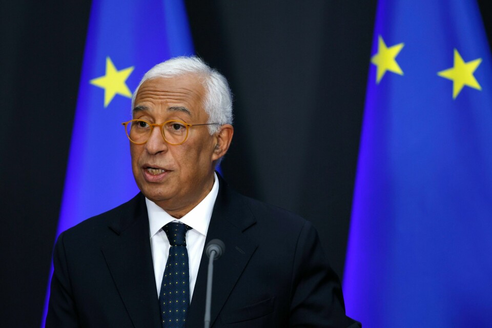 Den nye EU-presidenten António Costa under en seremoni i Brussel fredag. Den nye EU-presidenten António Costa under en seremoni i Brussel fredag. Foto: Omar Havana / AP / NTB