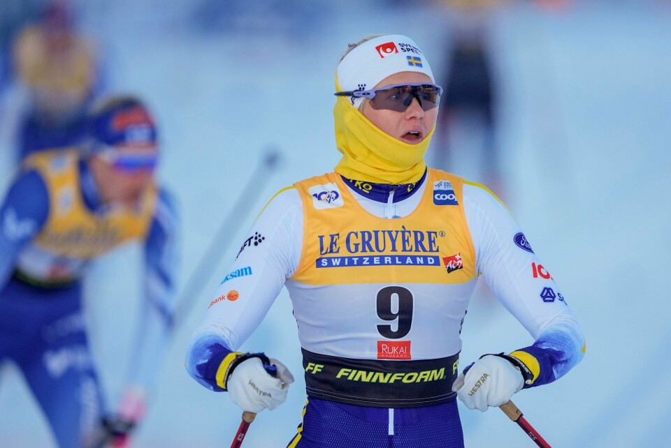 Maja Dahlqvist er forkjølet Maja Dahlqvist er forkjølet. Foto: Terje Pedersen / NTB