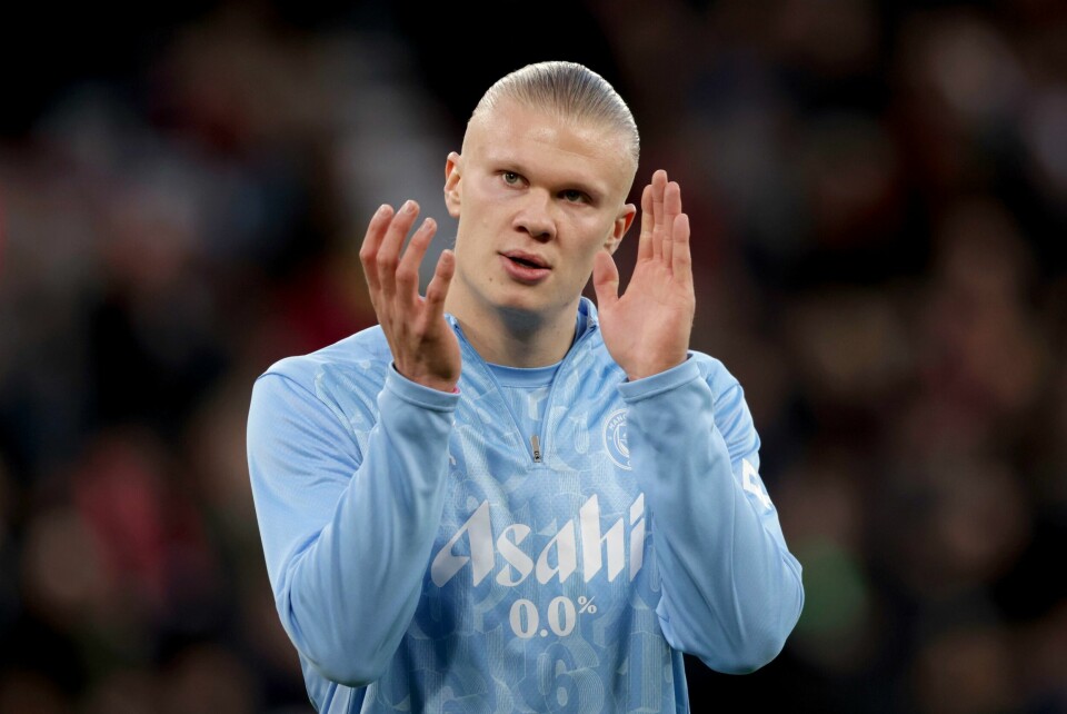 DAZN skal vise kampene til Erling Braut Haaland og Manchester City i klubb-VM neste år. Erling Braut Haaland ber City-fansen vente på bedre tider. Foto: Ian Hodgson / AP / NTB