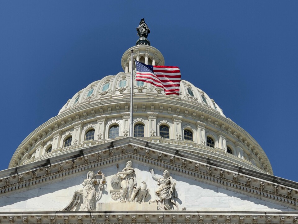 Kongressen i USA. Bilde av USAs Kongress.