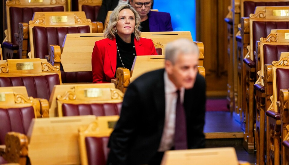 Statsminister Jonas Gahr Støre (Ap) og Frp-leder Sylvi Listhaug er ikke enige, og statsministeren lover at gjengene skal bekjempes. Statsminister Jonas Gahr Støre (Ap) og Frp-leder Sylvi Listhaug er ikke enige, og statsministeren lover at gjengene skal bekjempes. Foto: Cornelius Poppe / NTB