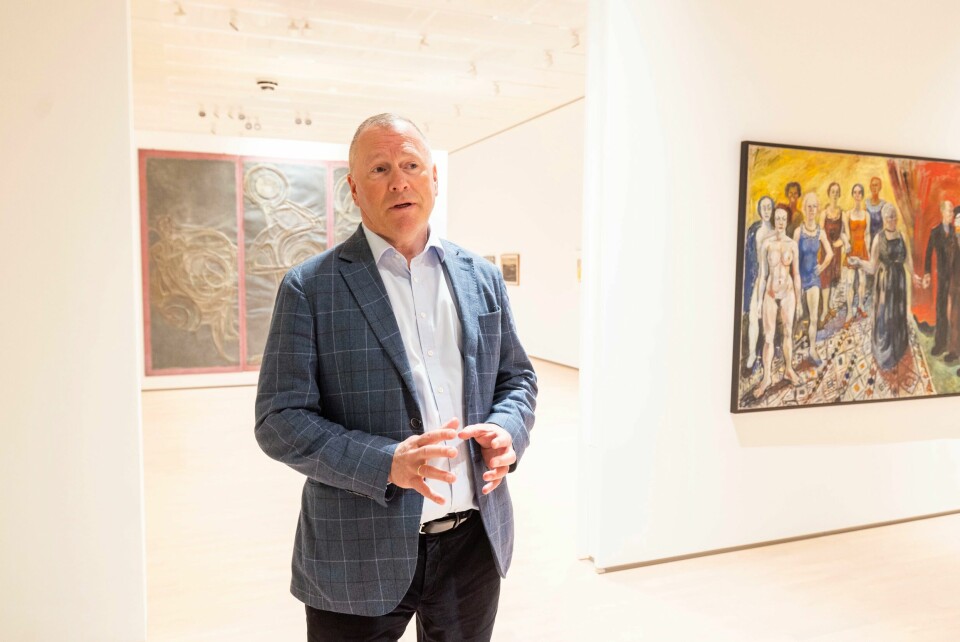Torsdag ble det kjent at Nicolai Tangens kunststiftelse har kjøpt deler av Stein Erik Hagens kunstsamling for 240 millioner kroner. Ikke alle er like fornøyde med det. Bildet er fra da Kunstsilo ble åpnet i Kristiansand tidligere i år. Torsdag ble det kjent at Nicolai Tangens kunststiftelse har kjøpt deler av Stein Erik Hagens kunstsamling for 240 millioner kroner. Ikke alle er like fornøyde med det. Bildet er fra da Kunstsilo ble åpnet i Kristiansand tidligere i år. Foto: Tor Erik Schrøder / NTB