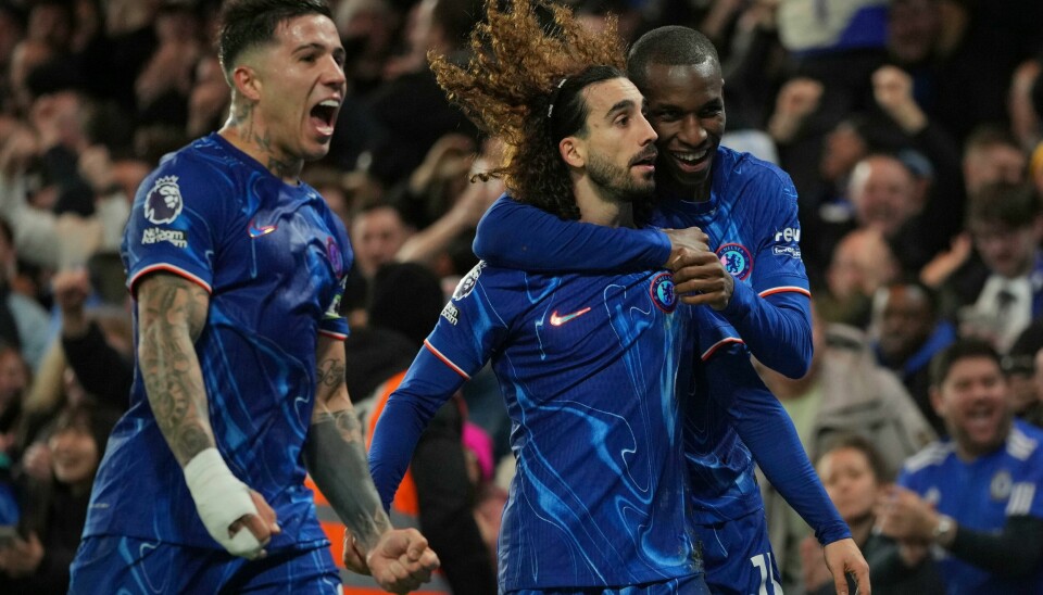 Marc Cucurella og Nicolas Jackson scoret Chelseas mål søndag. Marc Cucurella og Nicolas Jackson scoret Chelseas mål søndag. Foto: Kin Cheung / AP / NTB