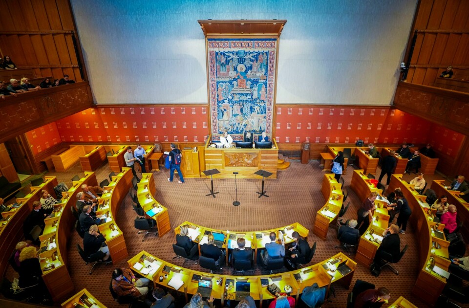 Oslo bystyre har vedtatt budsjett for 2025. Oslo bystyre har vedtatt budsjett for 2025. Foto: Lise Åserud / NTB