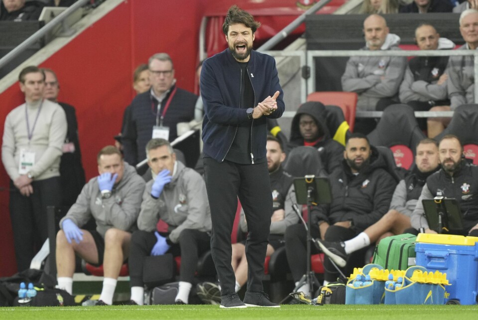 Russell Martin er sparket som trener i Premier League-klubben Southampton. Russell Martin er sparket som trener i Premier League-klubben Southampton. Foto: Sean Ryan / AP / NTB