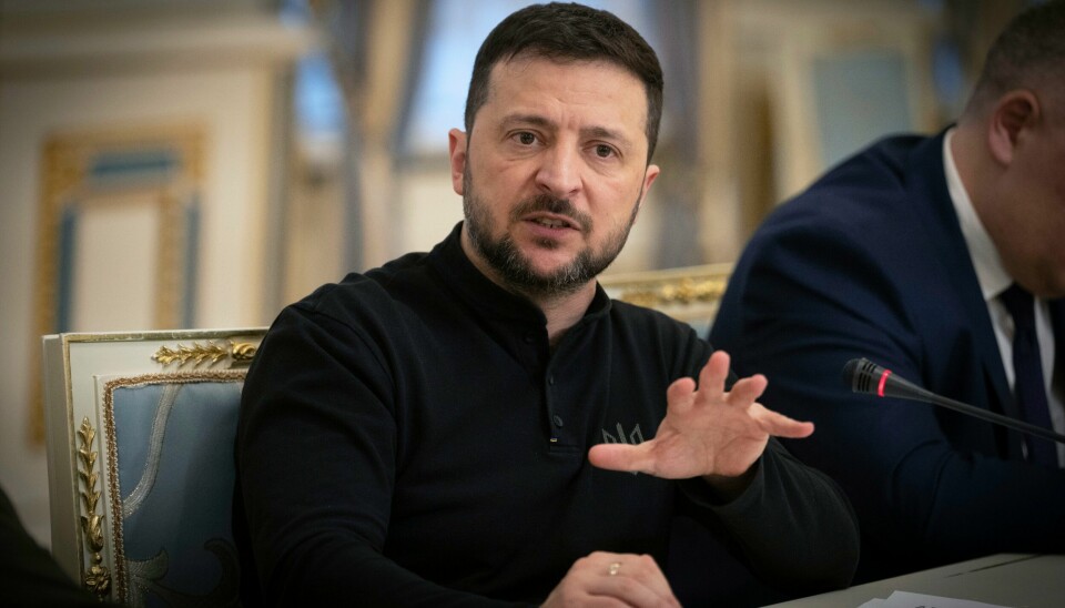 Ukrainas president Volodymyr Zelenskyj. Ukrainas president Volodymyr Zelenskyj. Foto: Jefrem Lukatskyj / AP / NTB