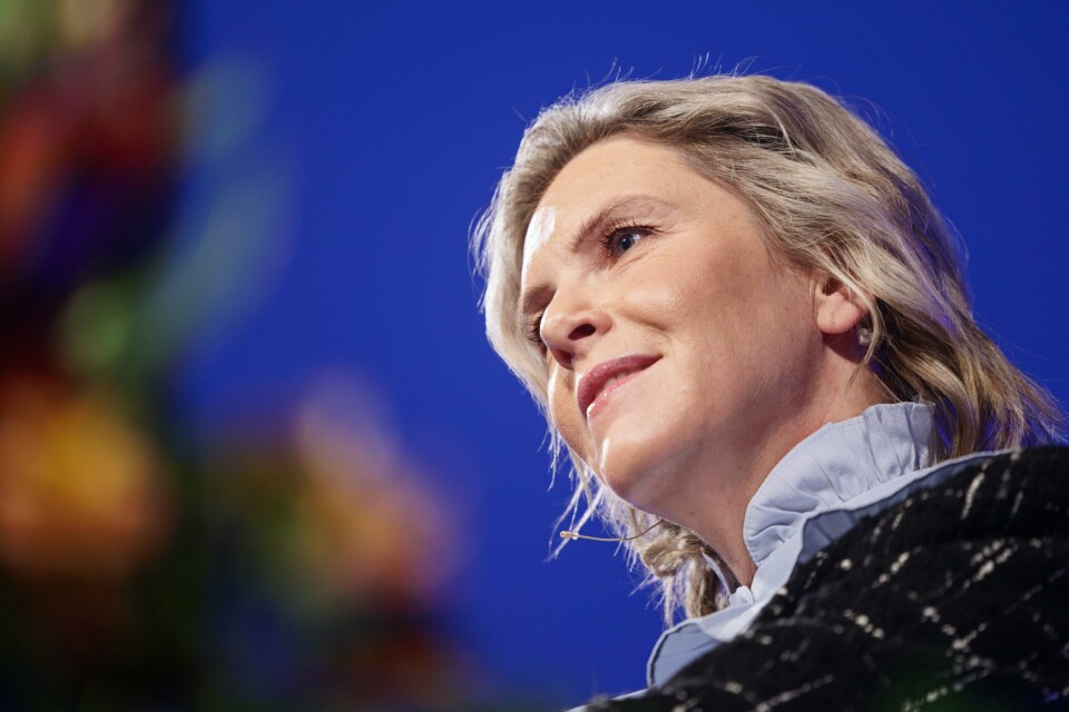 Frp-leder Sylvi Listhaug kan konstatere at partiet når nye høyder i oppslutning også på Norstats partimåling for NRK i desember. Frp-leder Sylvi Listhaug mener LO-ledelsen ikke står opp for medlemmene sine. Foto: Jonas Been Henriksen / NTB