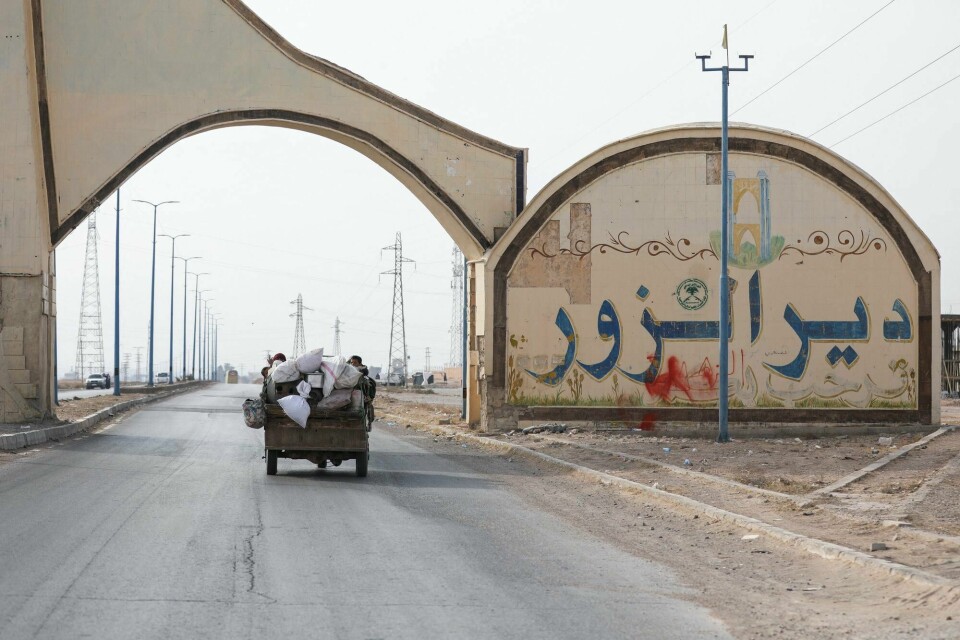 Illustrasjonsbilde fra Deir al-Zor. Bildet er fra 7. desember i år. Illustrasjonsbilde fra Deir al-Zor.