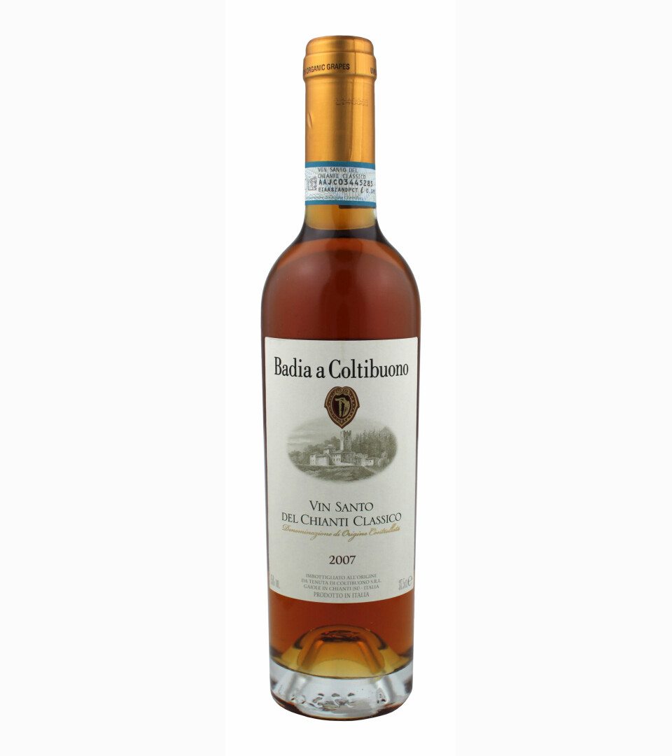 Badia a Coltibuono Vin Santo del Chianti Classico 2012, kr 372,90. Foto: Produsenten VIN: Badia a Coltibuono Vin Santo del Chianti Classico 2012, kr 372,90. Foto: Produsenten