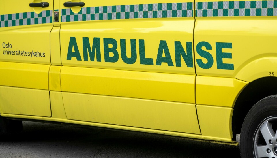Illustrasjonsfoto. Ambulanse