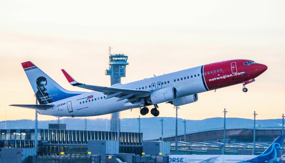 Norwegian tapte nesten én milliard i første kvartal av 2023. Foto: Håkon Mosvold Larsen / NTB Et fly fra Norwegian tar av fra flyplassen på Gardermoen. Foto: Håkon Mosvold Larsen / NTB