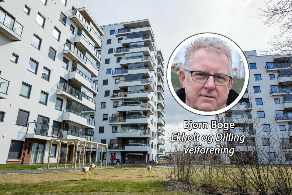 Over Høyda/Ekholt kan det ikke anlegges en langtunnel for riksvei 19, hvis ikke en skal risikere å rasere en masse boliger, skriver Bjørn Boge på vegne av Ekholt og Dilling velforening. Over Høyda/Ekholt kan det ikke anlegges en langtunnel for riksvei 19, hvis ikke en skal risikere å rasere en masse boliger, skriver Bjørn Boge på vegne av Ekholt og Dilling velforening.