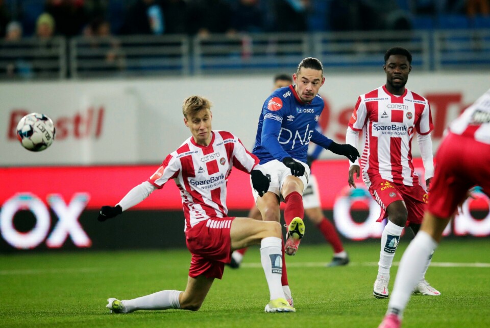 Vålerenga mot Tromsø på Intility i fjor høst. Vålerenga mot Tromsø på Intility i fjor høst.