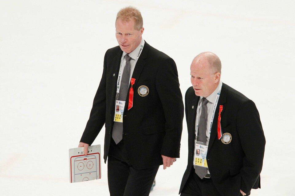 Knut Jørgen Stubdal (t.h) tar over som hovedtrener for Manglerud Star. Her sammen med Roy Johansen under tiden i landslagsledelsen. Knut Jørgen Stubdal (t.h) tar over som hovedtrener for Manglerud Star. Her sammen med Roy Johansen under tiden i landslagsledelsen. Foto: Håkon Mosvold Larsen / NTB