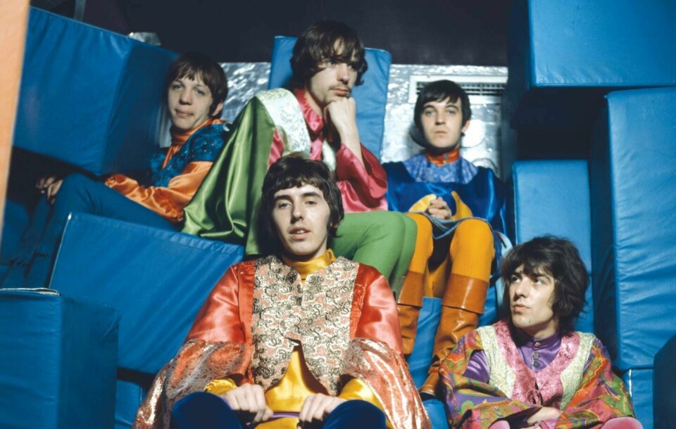Gary Brooker (øverst til høyre) og Procol Harum i det fargerike året 1967. Gary Brooker (øverst til høyre) og Procol Harum i det fargerike året 1967.