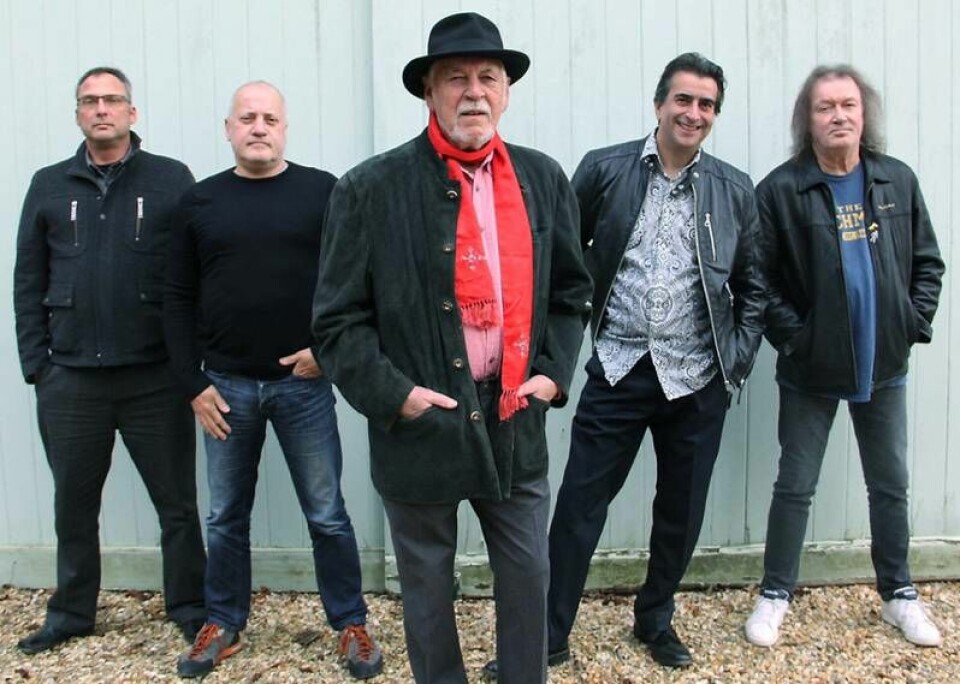 Gary Brooker med Procol Harum i 2017, da de ga ut albumet 'Novum'. Gary Brooker med Procol Harum i 2017, da de ga ut albumet 'Novum'.