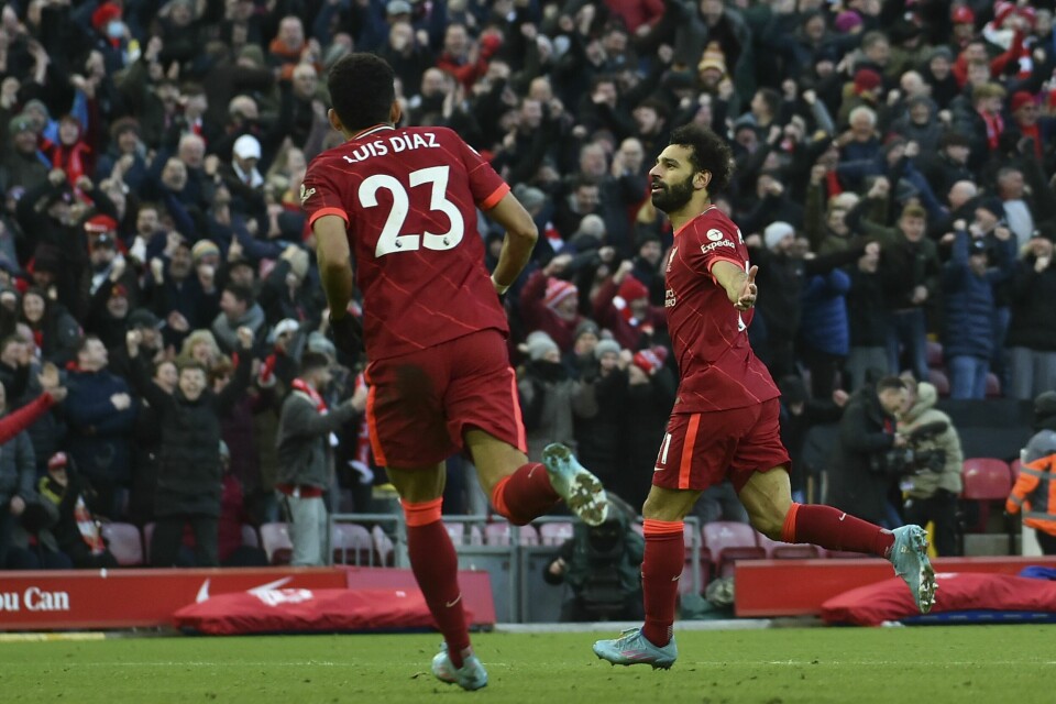 Mohamed Salah fortsetter å score for Liverpool. Foto: Rui Vieira / AP / NTB Mohamed Salah fortsetter å score for Liverpool. Foto: Rui Vieira / AP / NTB