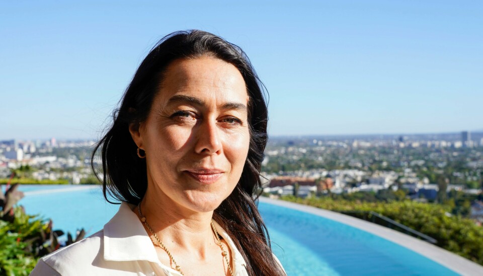 Maria Ekerhovd og norske «Mer Film» har co-produsert den danske filmen «Flukt» som er Oscar-nominert i tre kategorier. Her er hun fotografert i huset Norsk filminstitutt har leid under Oscar-uka. Maria Ekerhovd og norske «Mer Film» har co-produsert den danske filmen «Flukt» som er Oscar-nominert i tre kategorier. Her er hun fotografert i huset Norsk filminstitutt har leid under Oscar-uka. Foto: Terje Bendiksby / NTB