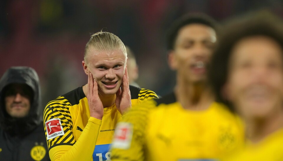 Erling Braut Haaland kobles sterkt til Manchester City. Foto: Michael Probst, AP /NTB Erling Braut Haaland kobles sterkt til Manchester City. Foto: Michael Probst, AP /NTB