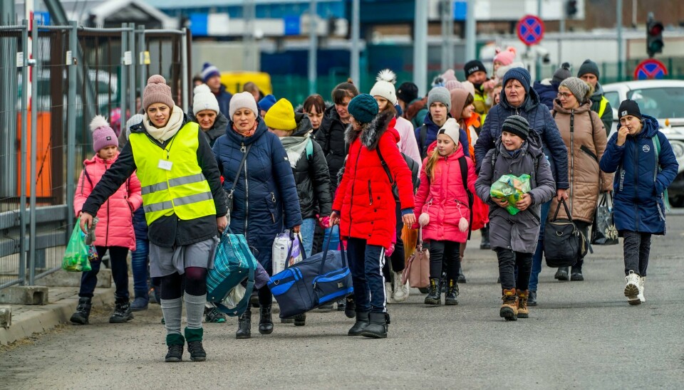 Flyktninger fra Ukraina ankommer grensen til Polen og byen Dorohusk. Noen finner også veien til Stavanger. Flyktninger fra Ukraina ankommer grensen til Polen og byen Dorohusk. Noen finner også veien til Stavanger.