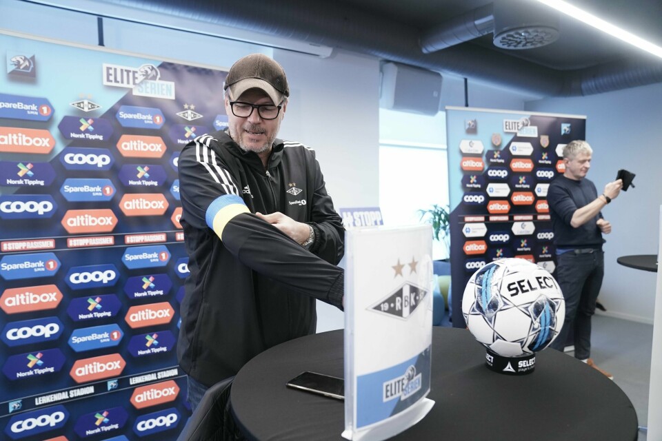 Rosenborg-trener Kjetil Rekdal på en medieseanse foran sesongstarten i Eliteserien. Rosenborg-trener Kjetil Rekdal på en medieseanse foran sesongstarten i Eliteserien. Foto: Stian Lysberg Solum / NTB