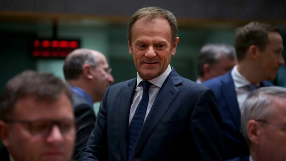 EU-president Donald Tusk. Foto: NTB scanpix