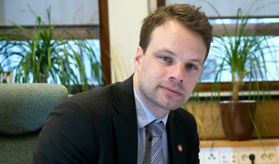 Stortingsrepresentant og Frps innvandringspolitiske talsperson Jon Engen-Helgheim bekymrer seg for asylliberale krefter på Aps landsmøte til helgen. Oslo 20180314.
Stortingsrepresentant for Fremskrittspartiet Jon Engen-Helgheim. Han representerer Buskerud, sitter i Kommunal- og forvaltningskomiteen og kommer fra Hokksund.
Foto: Ole Berg-Rusten / NTB Scanpix