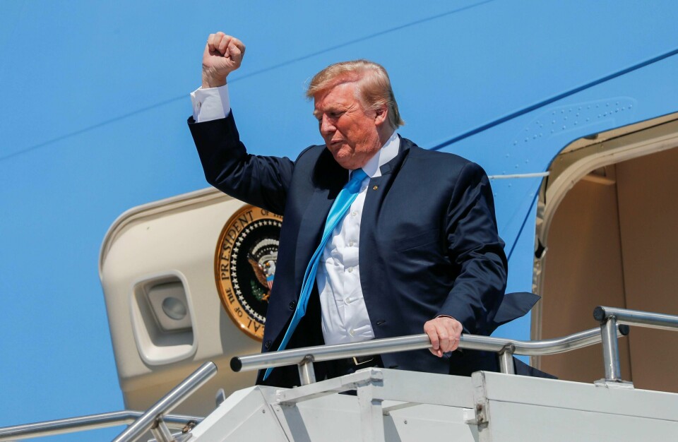 USA-president Donald Trump. Foto: NTB scanpix