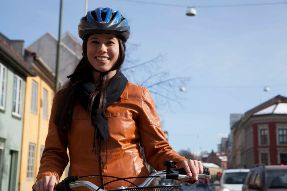 – I en så trang by som Oslo er vi nødt til å prioritere sykkelen kosekvent over bilen, sier Lan Marie Nguyen Berg i MDG. FOTO: Dusan Lovre