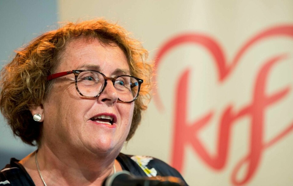 KrFs fungerende partileder Olaug Bollestad.