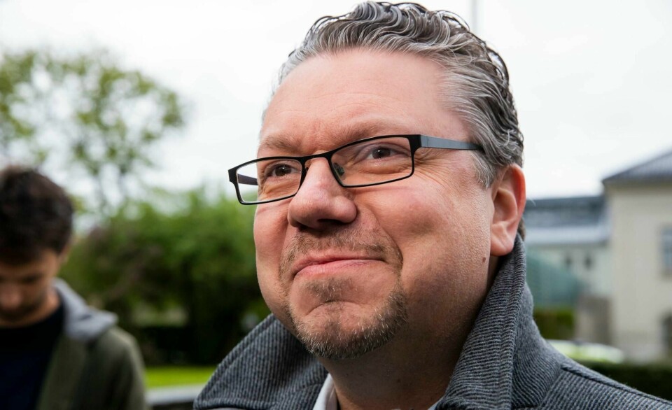 Tidligere Frp-politiker Ulf Leirstein er nå uavhengig stortingsrepresentant. Her er han før foredraget til Steve Bannon i Oslo Militære Samfund.