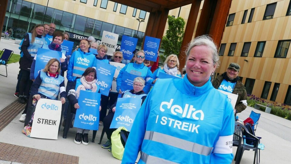 Onsdag morgen i forrige uke gikk nærmere 500 ansatte ved norske sykehus ut i streik.