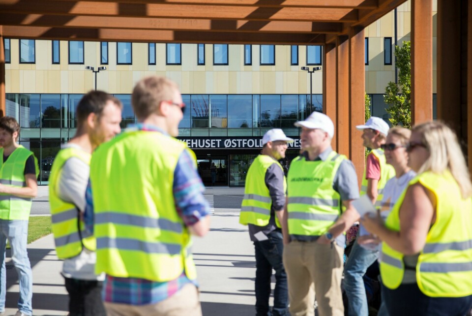 Streik på Sykehuset Østfold. Streik på Sykehuset Østfold.