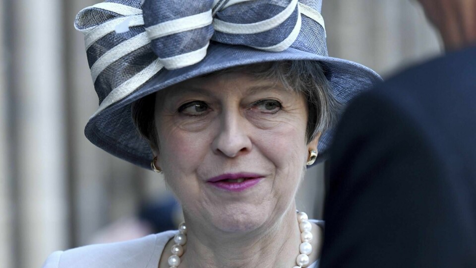 Theresa May går av som partileder for De konservative fredag. Hun skal imidlertid forbli statsminister til en ny leder utnevnes.
