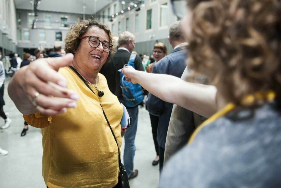 Landbruksminister Olaug Bollestad kalte nedleggelsen av pelsdyrnæringen en «drittsak» da hun var på KrFs landsmøte på Sola. Foto: Carina Johansen, NTB Scanpix