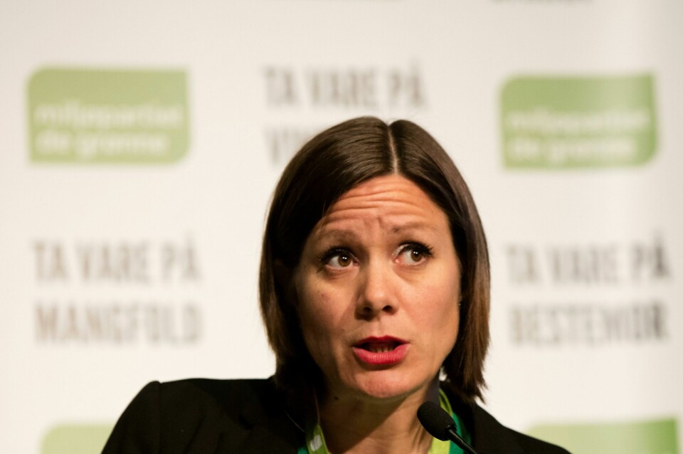 Lillehammer 20170520.Miljøpartiet De Grønnes landsmøte på Lillehammer 2017. Hanna Marcussen i debatt før votering på MDG-landsmøtet på Scandic Lillehammer Hotel. Foto: Geir Olsen / NTB scanpix Lillehammer 20170520.
Miljøpartiet De Grønnes landsmøte på Lillehammer 2017. Hanna Marcussen i debatt før votering på MDG-landsmøtet på Scandic Lillehammer Hotel.
Foto: Geir Olsen / NTB scanpix
