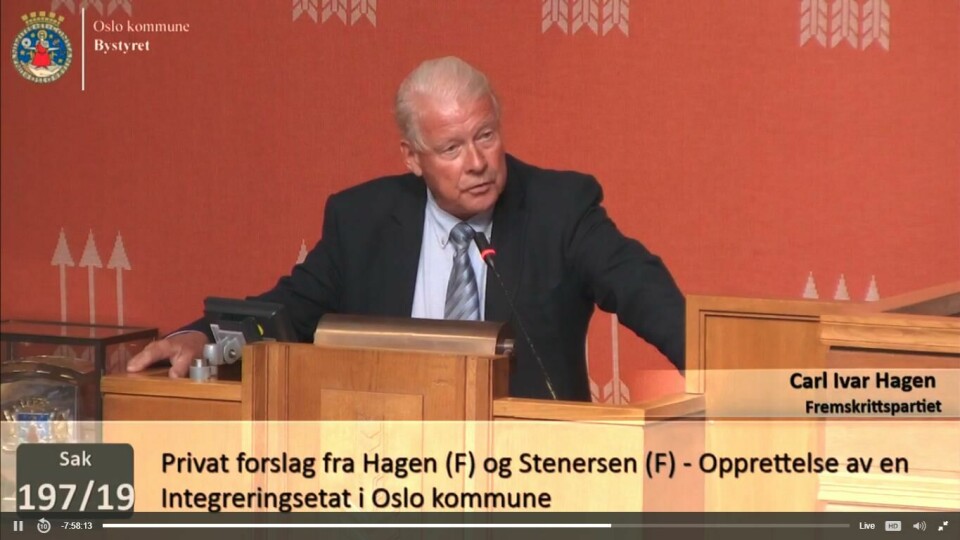 Carl I Hagen beklaget NESTEN, noe han skal ha sagt til Saida Begum før hun ble politisk aktiv. Carl I Hagen beklaget NESTEN, noe han skal ha sagt til Saida Begum før hun ble politisk aktiv.