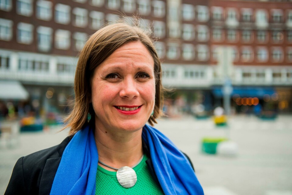 Hanna Marcussen, Greens city councillor in charge of urban development, poses for a picture on September 6, 2018 in Oslo. - Determined to go green, Oslo is slowly but surely ridding its city centre of motorists, angering some who say the 'war on cars' is putting the brakes on individual freedoms. (Photo by FREDRIK VARFJELL / AFP) Hanna Marcussen, Greens city councillor in charge of urban development, poses for a picture on September 6, 2018 in Oslo. - Determined to go green, Oslo is slowly but surely ridding its city centre of motorists, angering some who say the 'war on cars' is putting the brakes on individual freedoms. (Photo by FREDRIK VARFJELL / AFP)