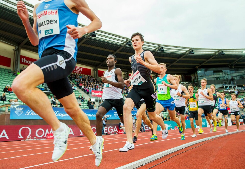 Jakob Ingebrigtsen (15) er klar for finalen i U20-VM, der han løper mot mye eldre motstandere. Foto: Vegard Wivestad Grøtt / NTB scanpix.