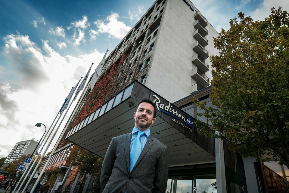 Brian Gleeson, administrerende direktør ved Radisson Blu Atlantic Hotel. Foto: Roy Storvik