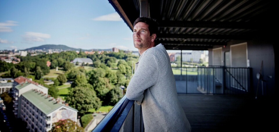 Tøyen-TV: Bjørnar K. Grønhaug skuer ut over Tøyen.