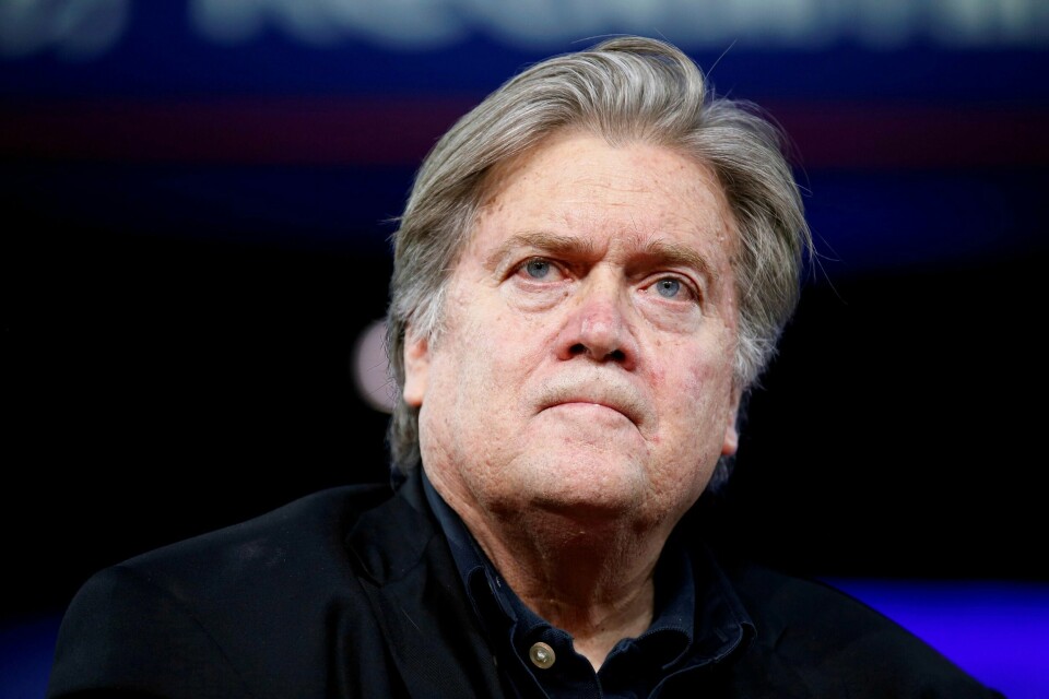 Kilder til amerikanske medier: Steve Bannon har sluttet som Trumps sjefstrateg.