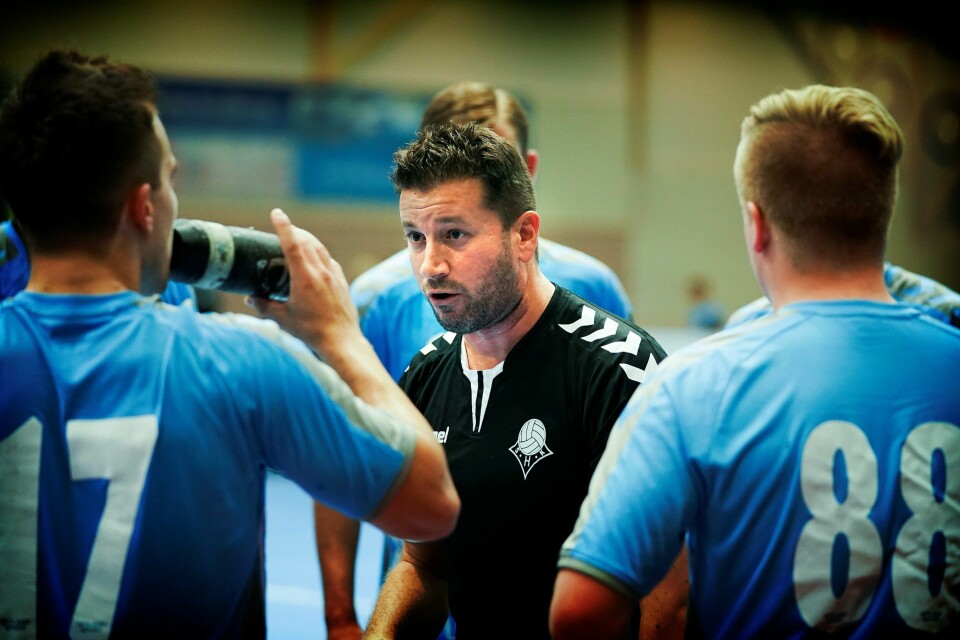 Dalibor Sedjak og Sandnes fikk en god start på sesongen, men har nå havnet under streken etter kveldens tap for tabelljumbo Nøtterøy. Foto: Roy Storvik