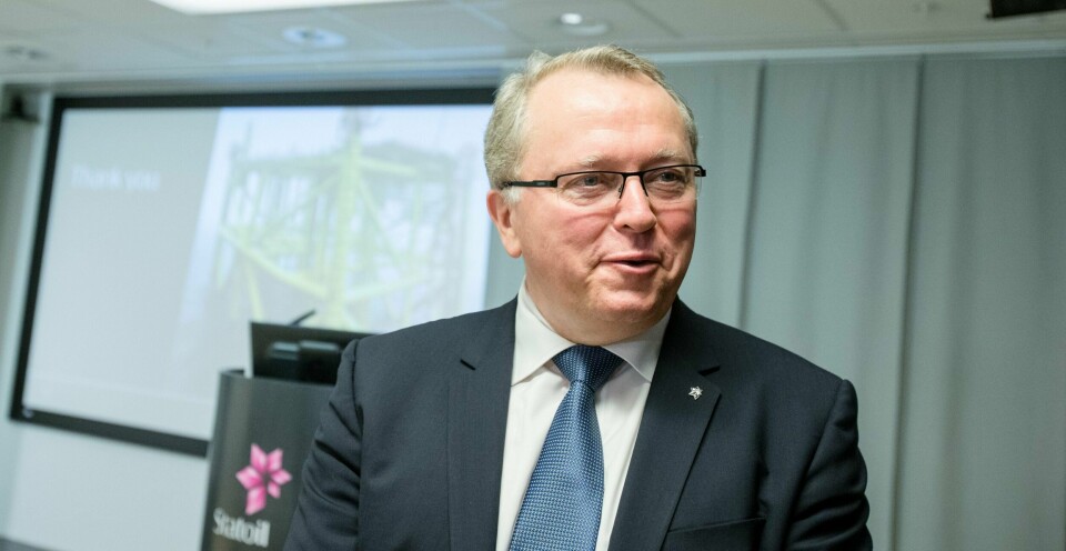 Konsernsjef i Statoil, Eldar Sætre. FOTO: NTB SCANPIX