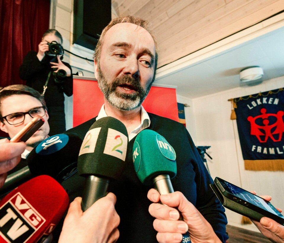 GISKE-SAKEN: I Norge er det varslingene mot Trond Giske (Ap) som har fått mest oppmerksomhet i forbindelse med metoo-kampanjen. FOTO: NED ALLEY/NTB SCANPIX