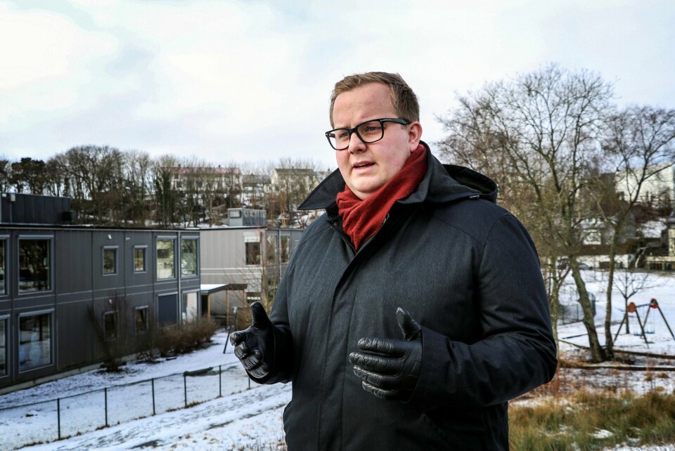 Eirik Faret Sakariassen (SV) vil ikke la Trygge Barnehager AS får etablere sin tredje private barnehage i Stavanger kommune, fordi han mener det tas ut millioner i utbytte. – Kommunen bør finne midler og bygge selv, mener SV-politikeren. Storhaug mangler 200 barnehageplasser. Foto: Ekaterina Obukhova