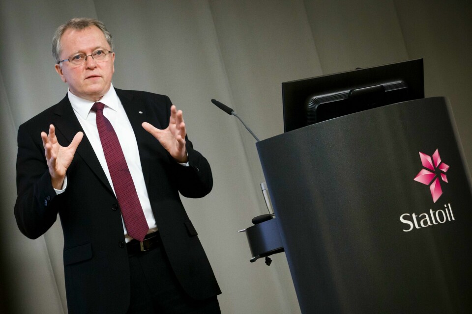 Konsernsjef i Statoil, Eldar Sætre. Foto: NTB scanpix