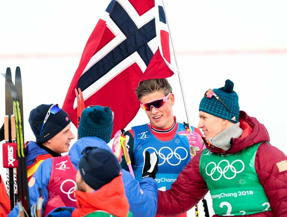 STOLT: Som nordmann føler man seg vel kry når Dagsrevyen kan bekrefte at Norge er det beste landet i verden i langrenn. FOTO: LISE ÅSERUD/NTB SCANPIX