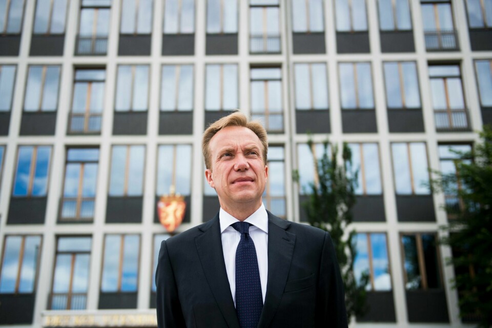 Tidligere utenriksminister Børge Brende (H).